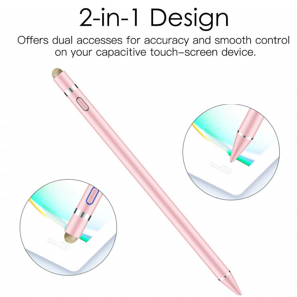 iPad Active Stylus Pen Generic stylus Dual Touch roze