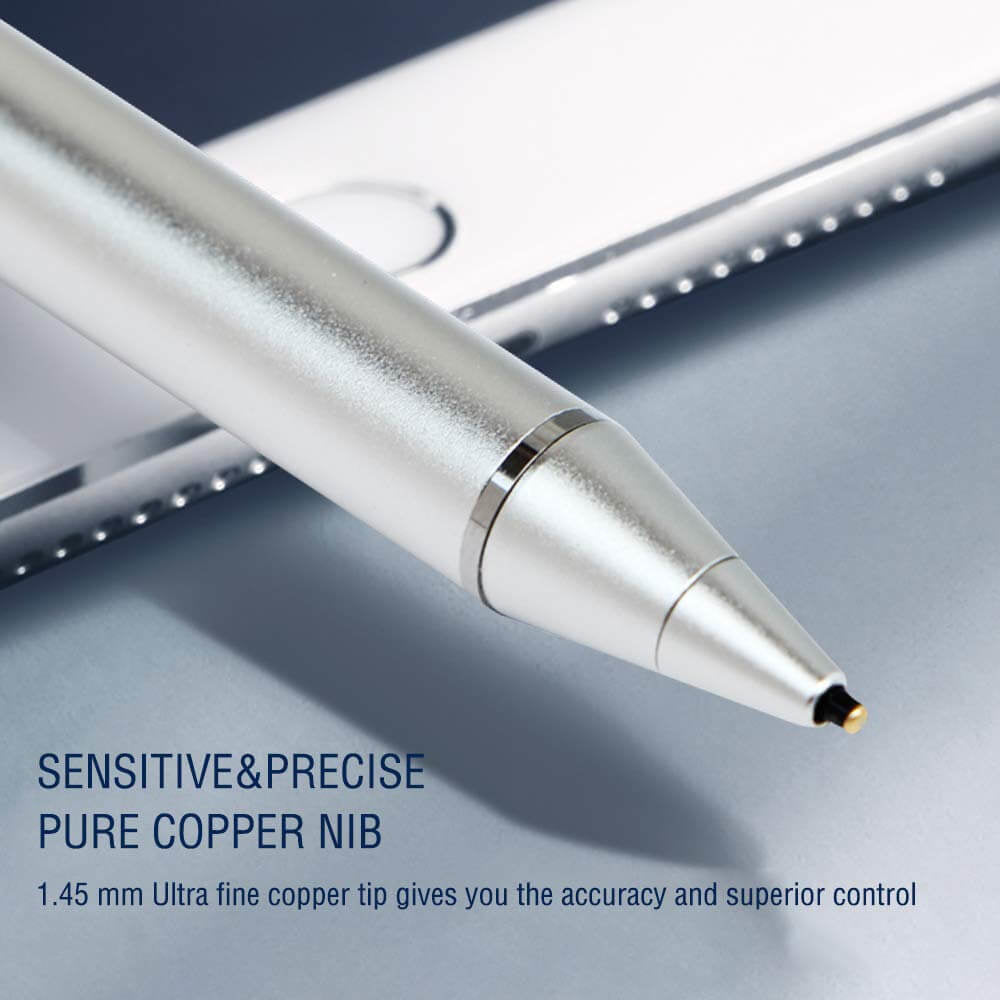 iPad Active Stylus Pen Generic stylus Dual Touch zilver