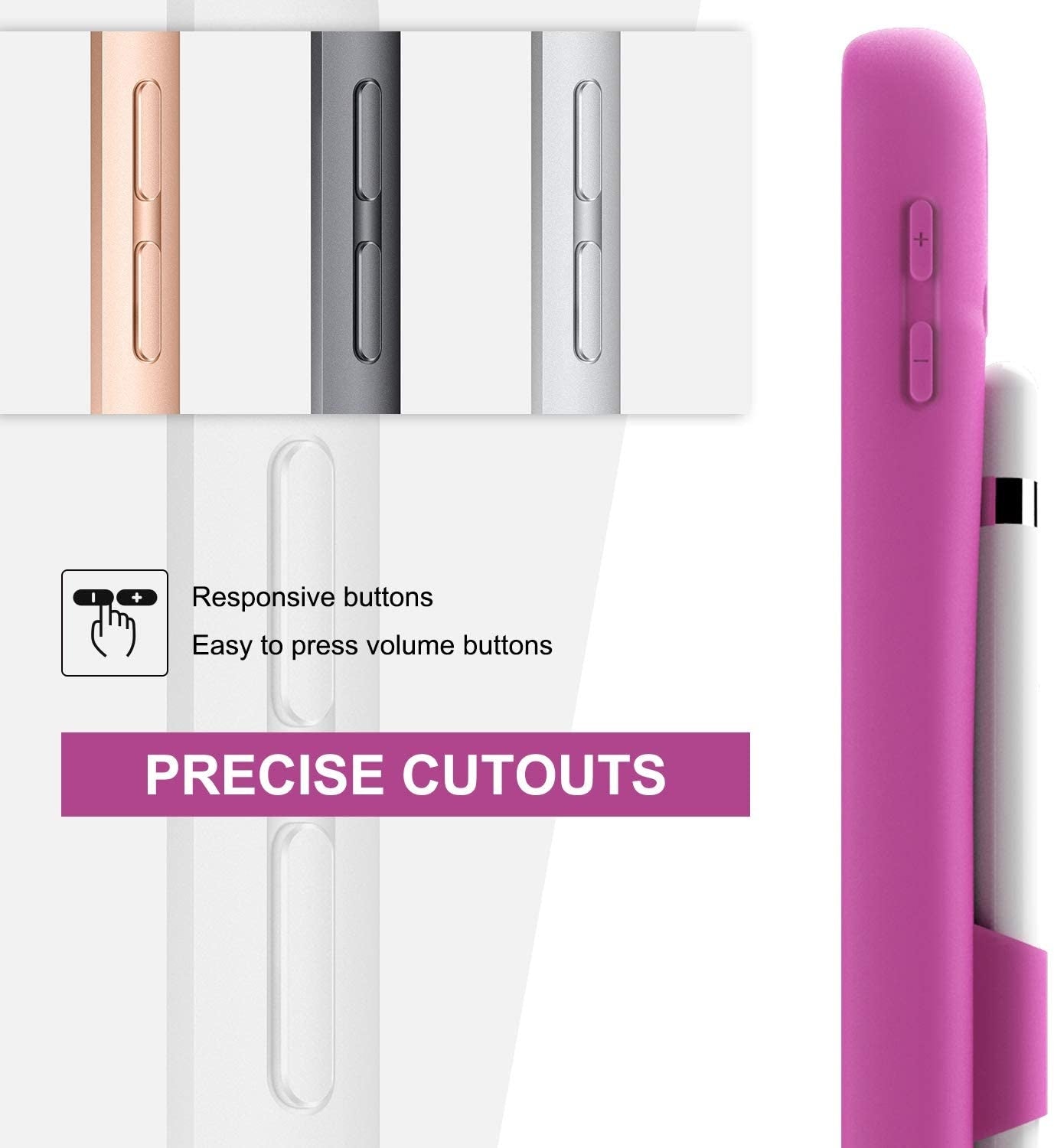 iPad 10.2-inch (2019/2020/2021) Hoes Protector Roze