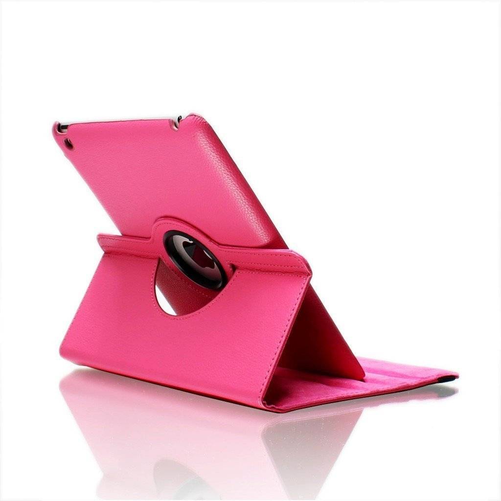 iPad Air hoes 360 graden roze leer