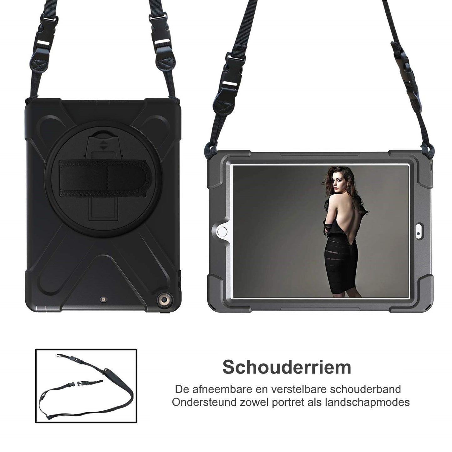 iPad Pro 10.5 Protector Hoes met handvat en schouderriem en standaard