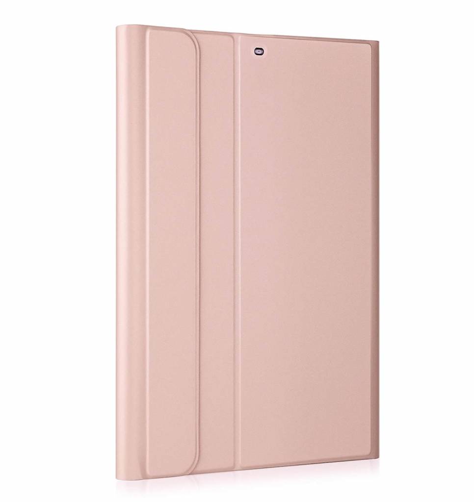 iPad 2018 hoes met afneembaar toetsenbord roze