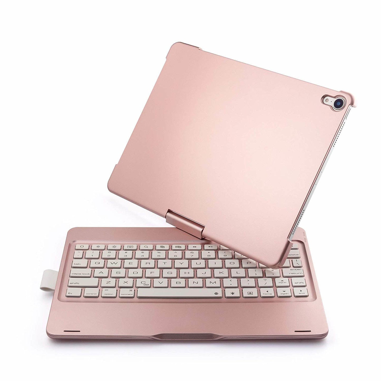 iPad 10.2-inch (2019) Toetsenbord Case Draaibaar Roze