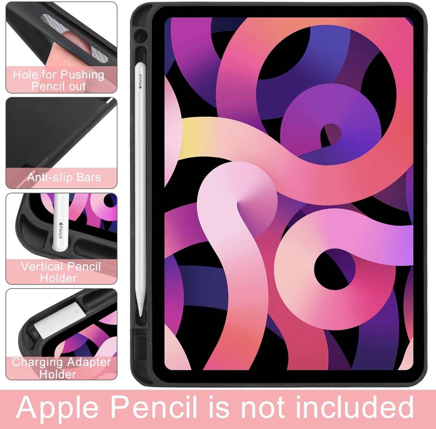 iPad Air 10.9-inch (2022/2020) Hoes Met Afneembaar Toetsenbord Goud