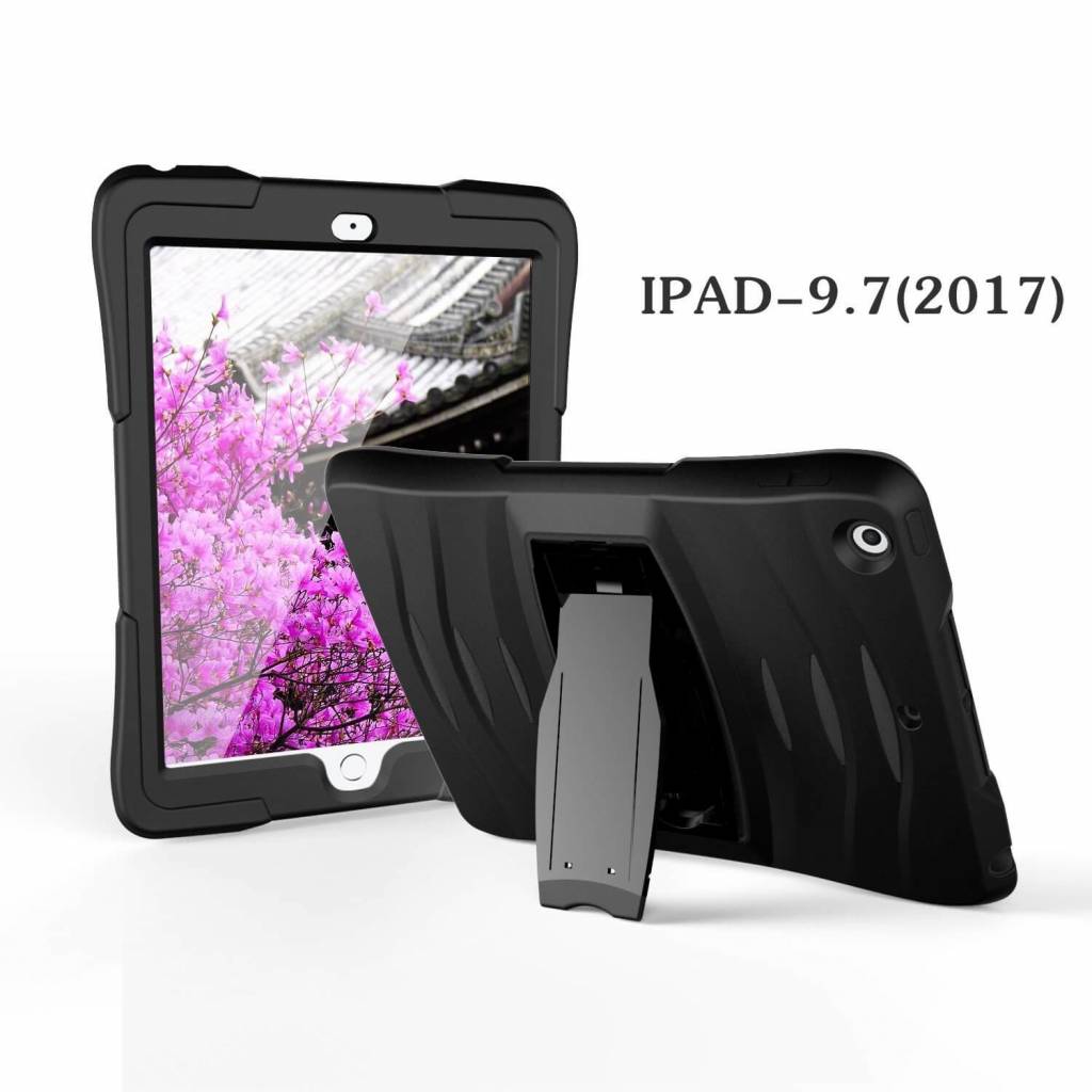 iPad 2018 hoes protector zwart