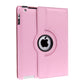 iPad Air 2 hoes 360 graden licht roze leer