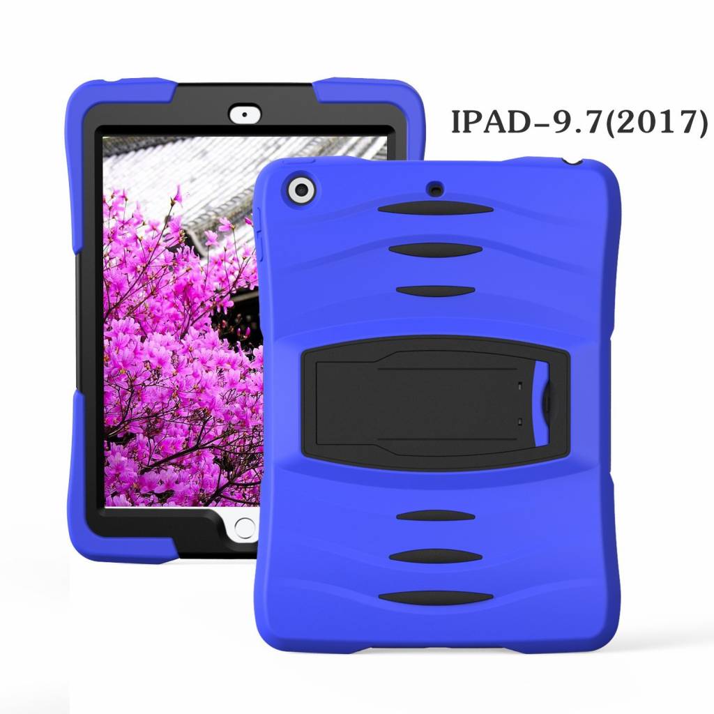 iPad 2017 hoes protector blauw