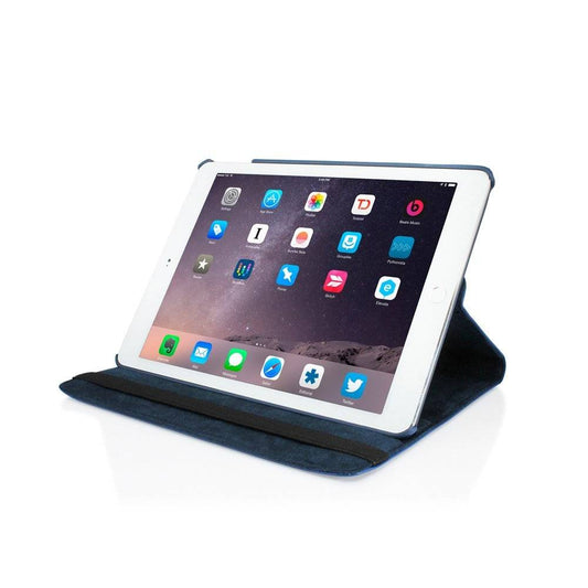 iPad Air hoes 360 graden donker blauw leer