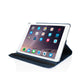 iPad 2017 hoes 360 graden donker blauw leer