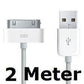 iPad 1 2 3 oplaad kabel USB 2 meter