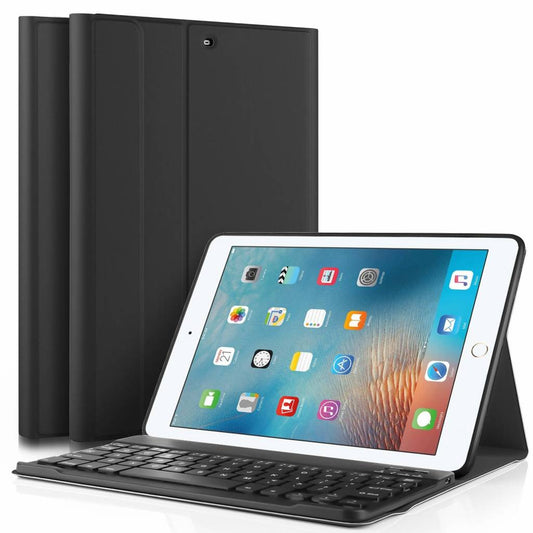 iPad 10.2-inch (2019/2020/2021) Hoes Met Afneembaar Toetsenbord Zwart