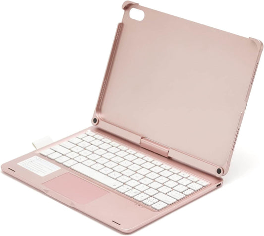 iPad 2022 10.9 inch 10de generatie Toetsenbord case rosé goud