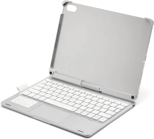 iPad 2022 10.9 inch 10de generatie Toetsenbord case zilver