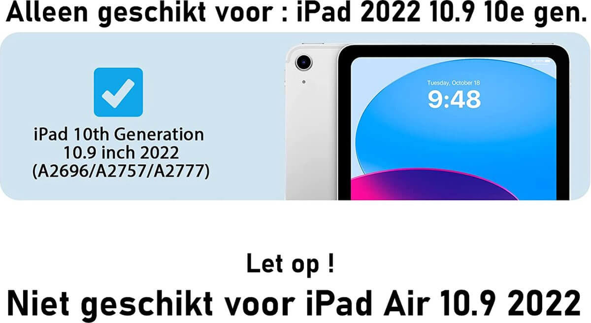 iPad 2022 (10th generatie) 10.9-Inch Hoes Smart Cover Groen