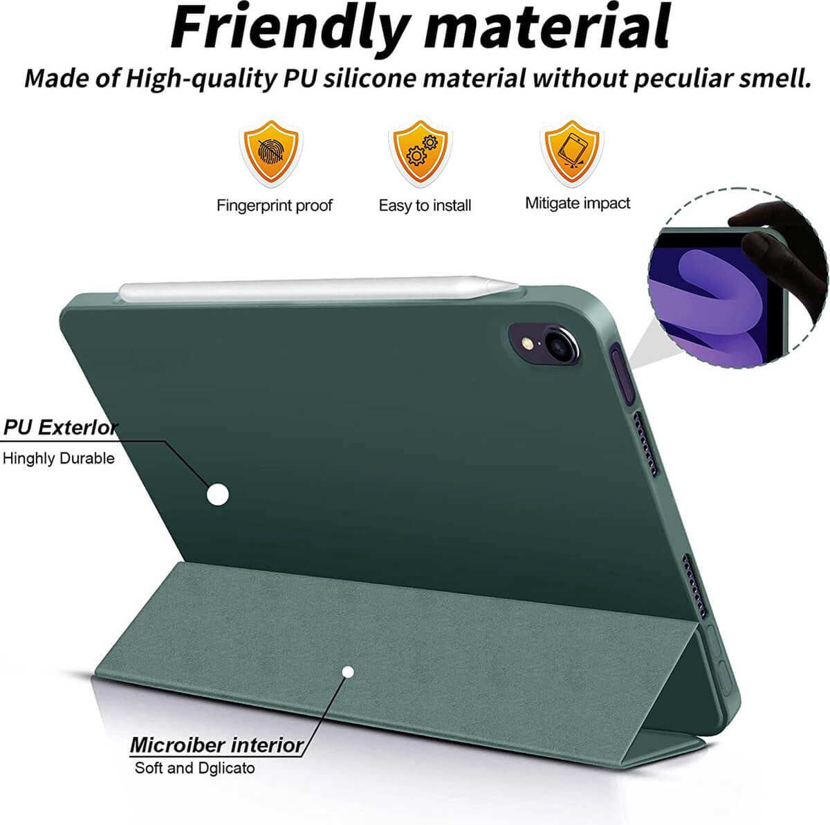 iPad 2022 (10th generatie) 10.9-Inch Hoes Smart Cover Groen