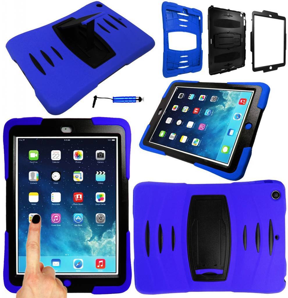 iPad Pro 9.7 Protector hoes donker blauw