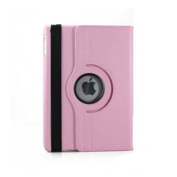 iPad Mini 4 hoes 360 graden leer licht roze