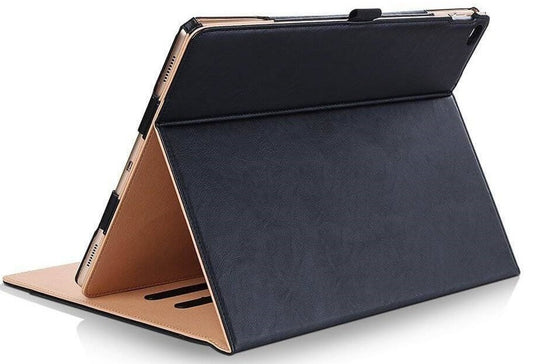 iPad Pro 12.9-inch (2018/2020/2021/2022) Luxe Hoes Bruin Zwart Leer