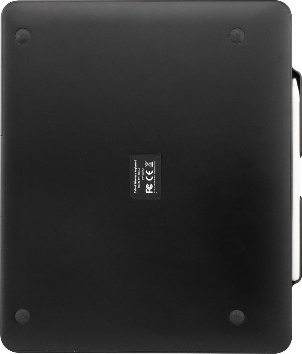 iPad Air 13 inch (2024) - Pro 12.9 inch (2020/2021/2022) Toetsenbord Case Zwart 360 graden draaibaar met Touchpad  Muis