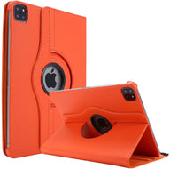 iPad Air 13 -inch (2024) 360 Graden Hoes Oranje Leer