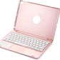 iPad 2019 10.2 Toetsenbord Hoes roze