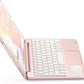 iPad 2019 10.2 Toetsenbord Hoes roze