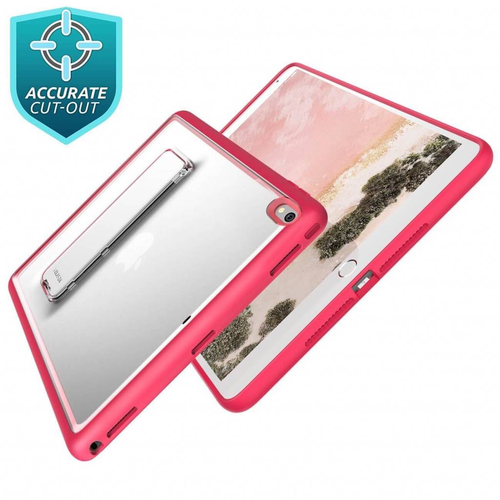 iPad hoes Air 2019 Stand Case halo frost roze