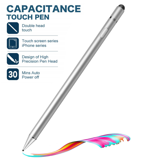 iPad Active Stylus Pen Dual zilver